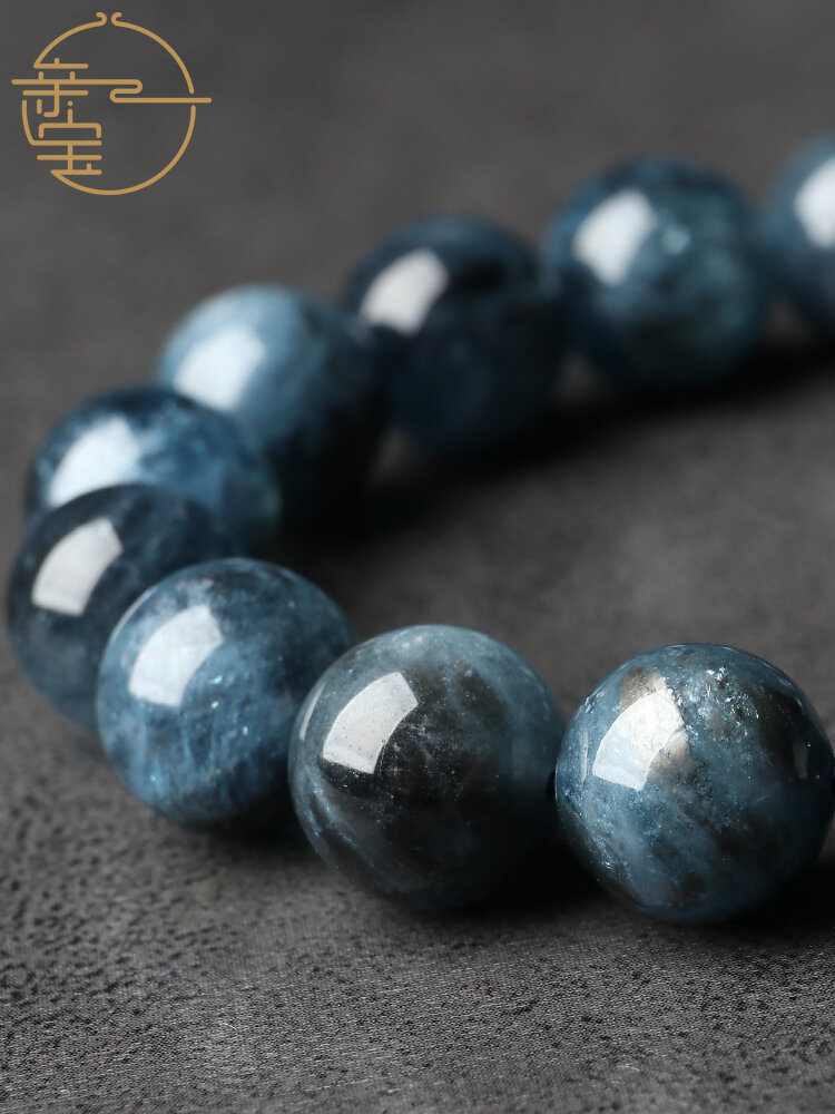 [QINBAOSHUIJING | Blue Crystal Beaded Bracelet for Women,QINBAOSHUIJING | Blue Crystal Beaded Bracelet for Women,] ราคา 2,916 บาท*ส่งฟรี