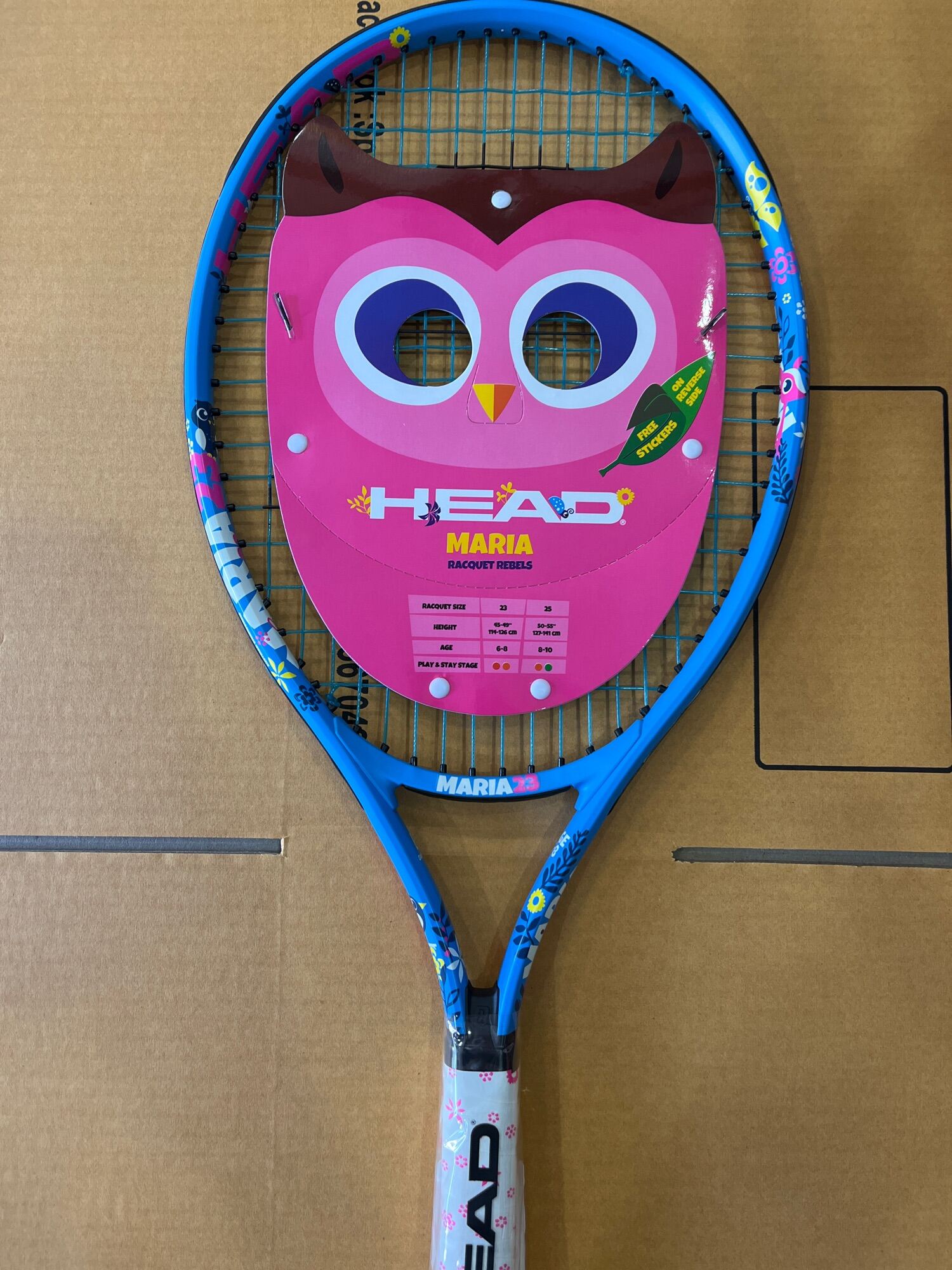 HEAD MARIA Racket Rebels JR 23 (AGE 6-8) - Sport Nova - ThaiPick