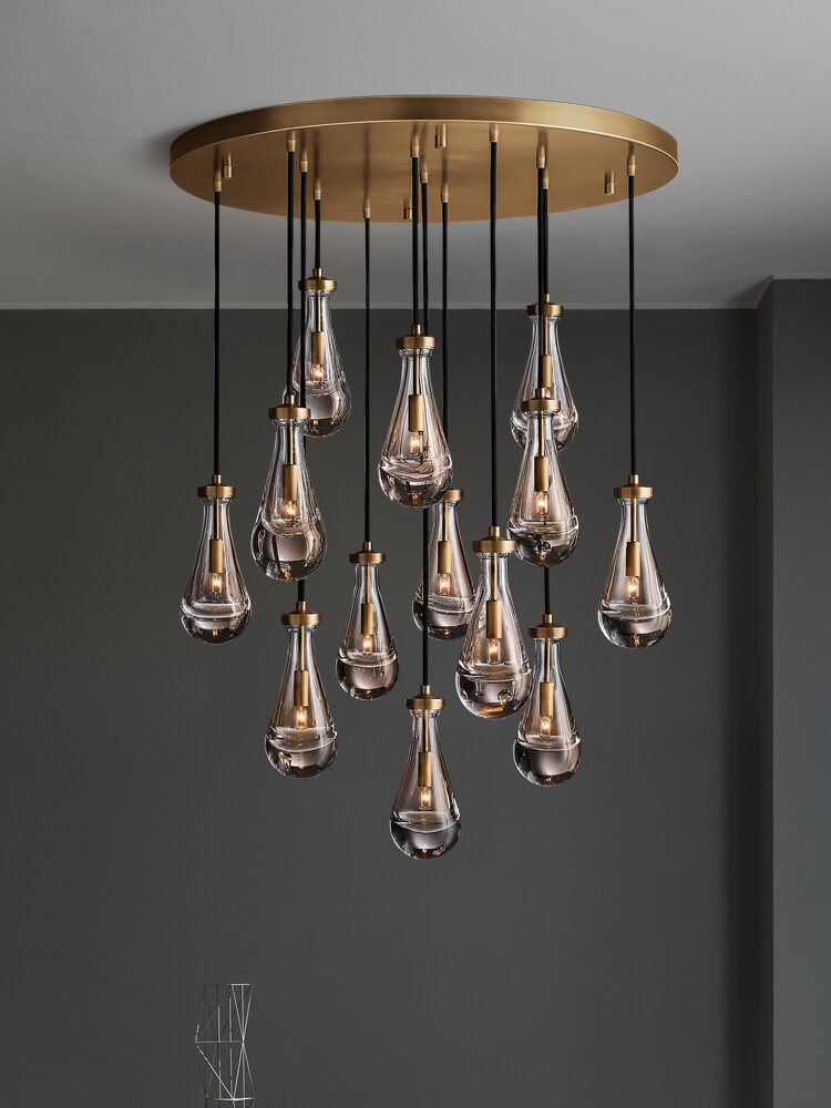 [MUYING | Bronze Water Drop Design Pendant Light,MUYING | Bronze Water Drop Design Pendant Light,] ราคา 99,177 บาท*ส่งฟรี