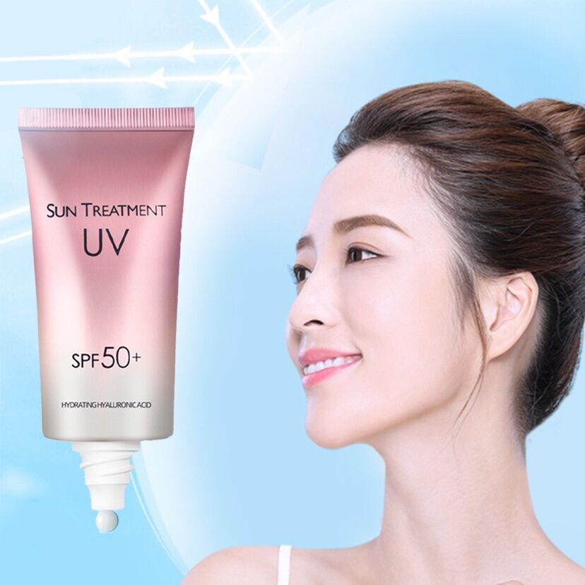 Sun Treatment UV Isolate Sun Block Lotion SPF50+++ ครีมกันแดด ผสม ไฮยา