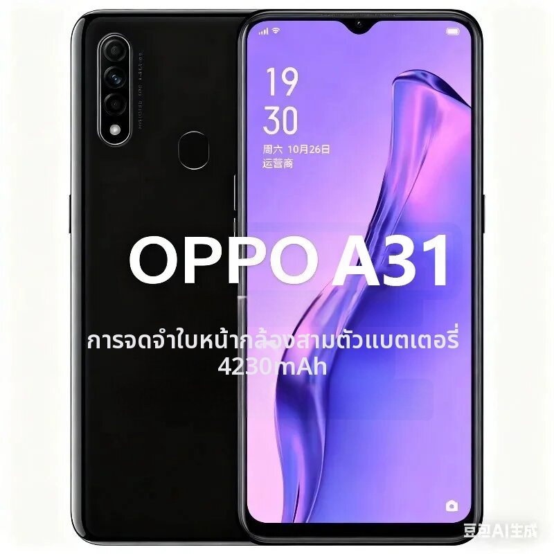 OPPO | โทรศัพท์มือถือ OPPO A8 8GB+256GB ปลดล็อคด้วยใบหน้าด้วย AI หน้าจอแบบหยดน้ำ 6.5 นิ้ว แบตเตอรี่ขนาดใหญ่ 4230mAh กล้องหลัง 3 ตัว 12MP รุ่น Global ราคา 5,522 บาท*ส่งฟรี
