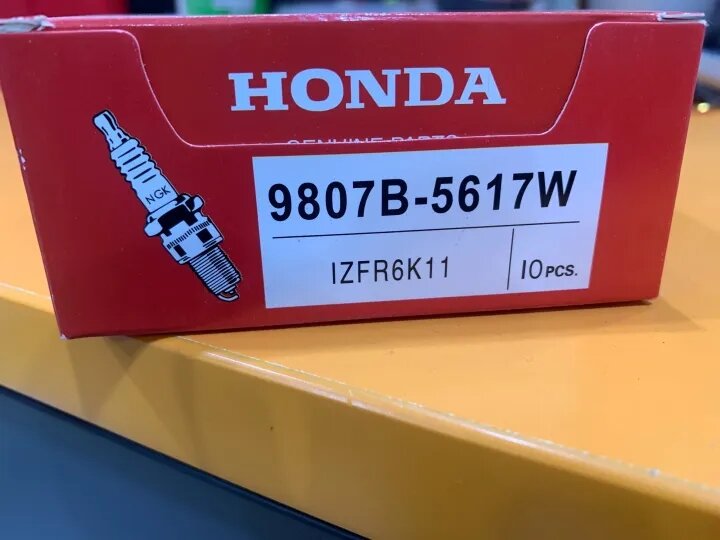 หัวเทียน Honda NGK IRIDIUM HONDA IZFR6K11 JAZZ-CITY2008(1ชุด4หัว) ราคา 1,200 บาท*ส่งฟรี