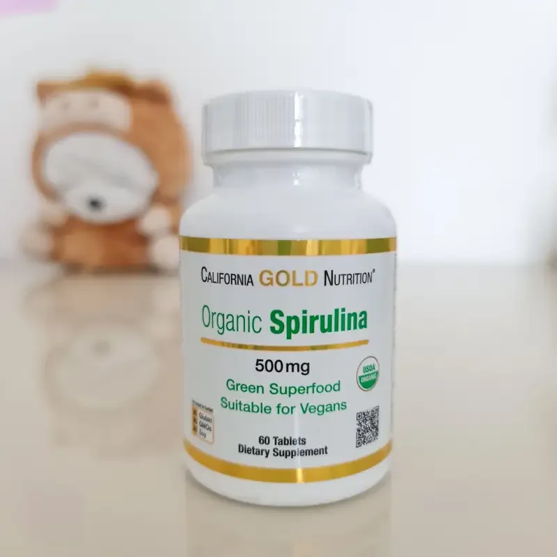 ภาพสินค้าสาหร่ายสไปรูริน่า California Gold Nion, Organic Spir, USDA Certified, 500 mg, 60 Tablets จากร้าน miniboon บน Lazada ภาพที่ 1