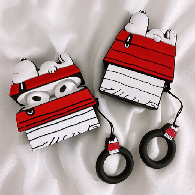 Snoopy Cute Room หูฟังบลูทูธซิลิโคนอ่อนนุ่มเหมาะสําหรับ Apple AirPods 3rd Generation Pro เคสป้องกัน 1/2 ราคา 152 บาท*ส่งฟรี