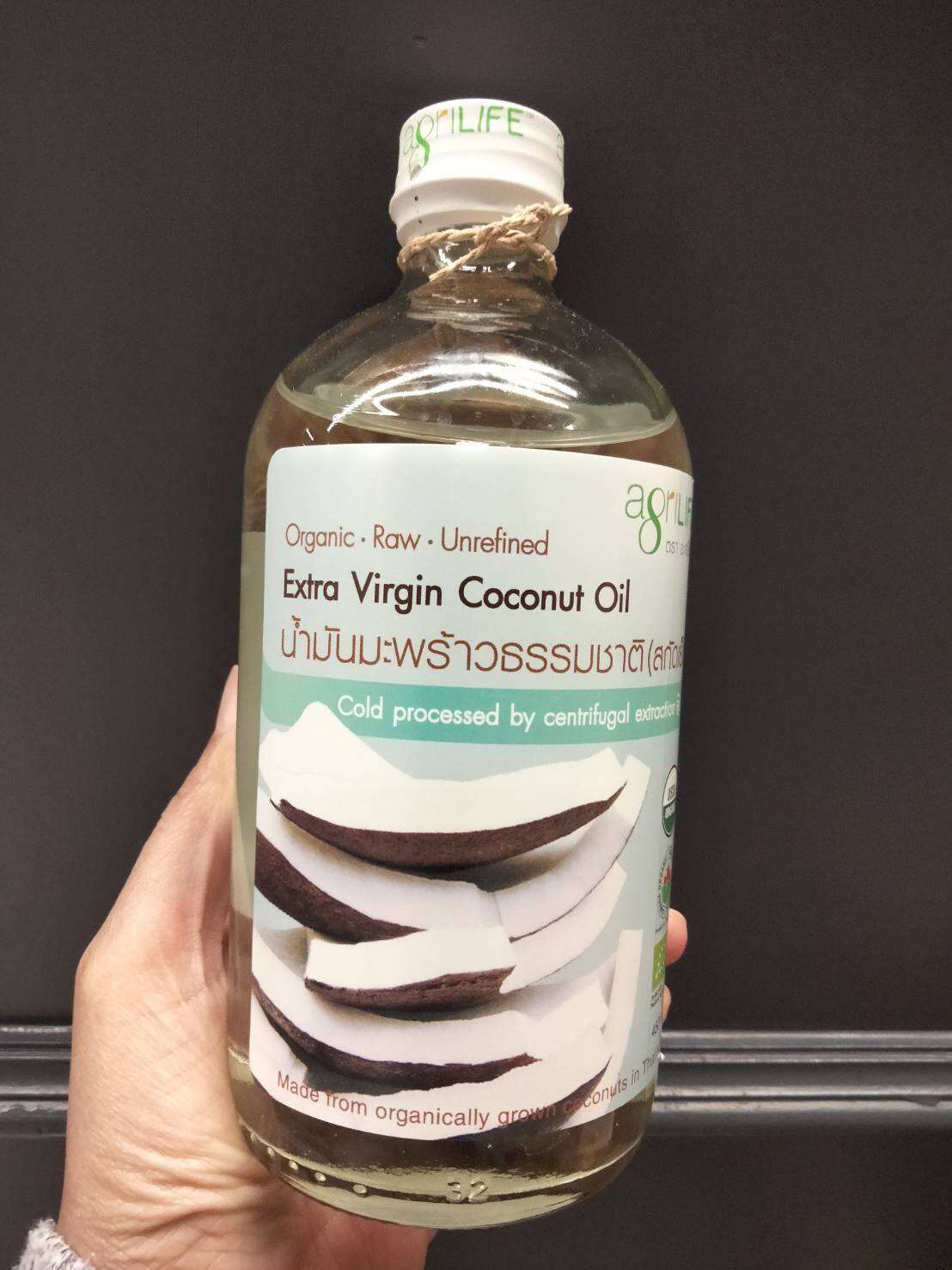 Agrilife Extra Virgin Coconut Oil น้ำมันมะพร้าว ธรรมชาติ อะกรีไลฟ์ 450