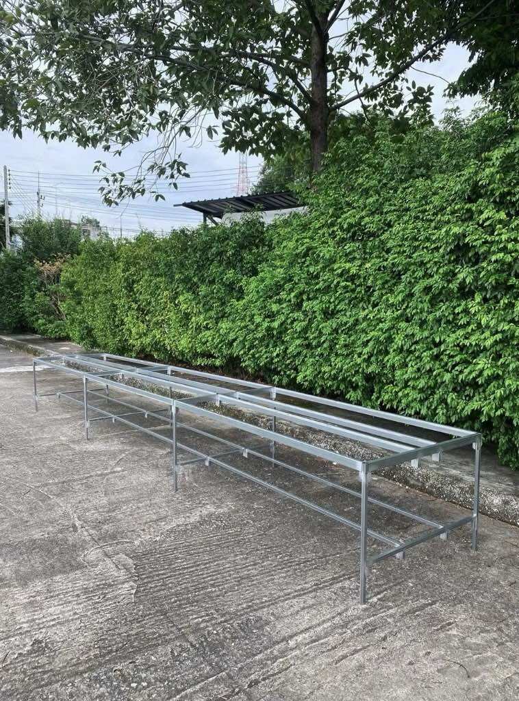 Hydroponic Vegetable Growing Table Rust-Proof Steel Special Strong Model, Can Hold up to 30 Boxes (Available in 3 Sizes S / m / L) ราคา 1,490 บาท*ส่งฟรี