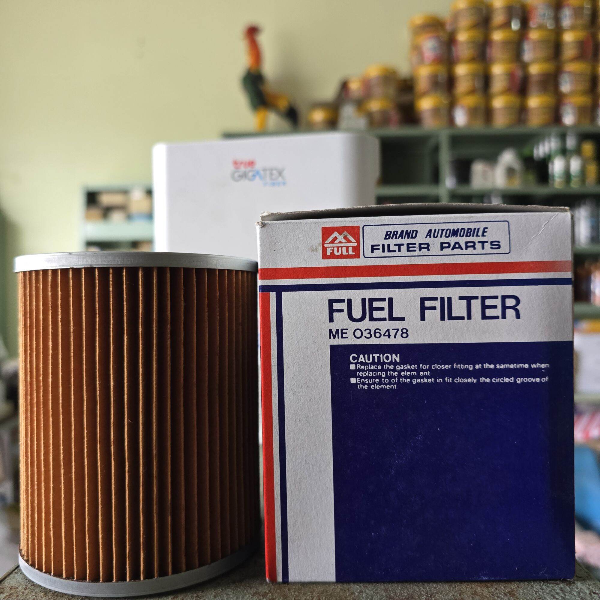 FULL กรองโซล่า กระดาษ 1-FMS230 ME036478 31162-06300 MH03508 กรองดีเซล MITSUBISHI FUSO FN527 ความสูง11ซ.ม. เส้นผ่าศูนย์กลาง9ซ.ม. ราคา 90 บาท*ส่งฟรี