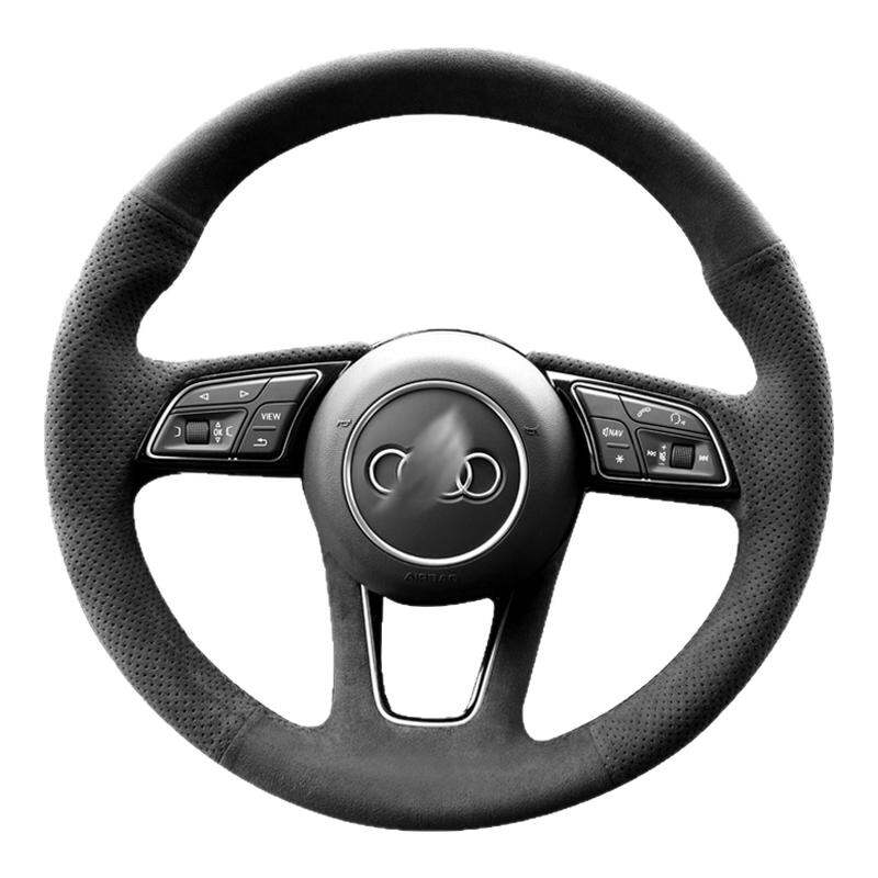 FANXI | Alcantara Hand-Stitched Leather-Like Steering Wheel Cover for BMW, Mercedes, Audi, Volkswagen, Honda All Seasons ราคา 2,022 บาท*ส่งฟรี