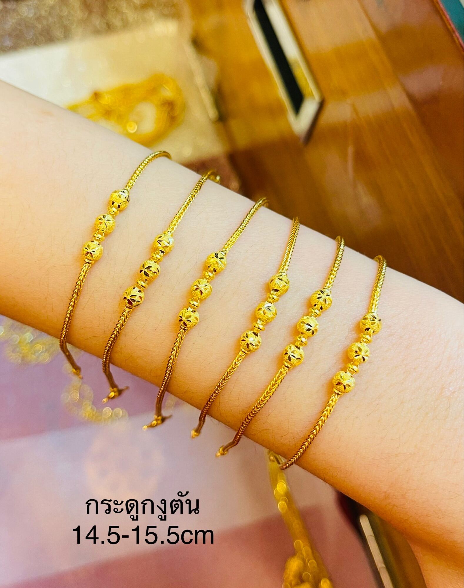 KMDGold สร้อยข้อมือทอง1สลึง ลายกระดูกงูตัน ทองแท้ ขายได้จำนำได้ พร้อมใบรับประกันสินค้า เลือกลายแจ้งแชทค่ะ