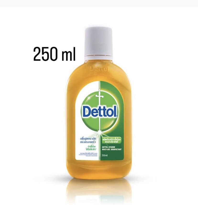 Dettol เดทตอล น้ำยาทำความสะอาดฆ่าเชื้อโรค 99.9% ขนาด250ml. | Lazada.co.th