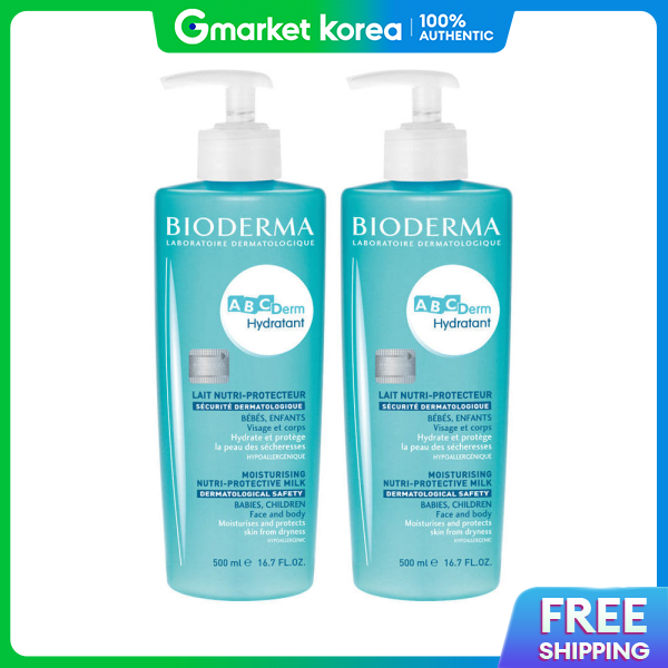 BIODERMA | Bioderma Abcderm Hydratant 500ml 2 Units ราคา 2,760 บาท*ส่งฟรี
