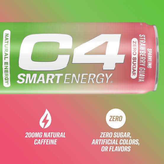  C4 Smart Energy Drink - Sugar Free Performance Fuel & Nootropic  Brain Booster, Coffee Substitute or Alternative