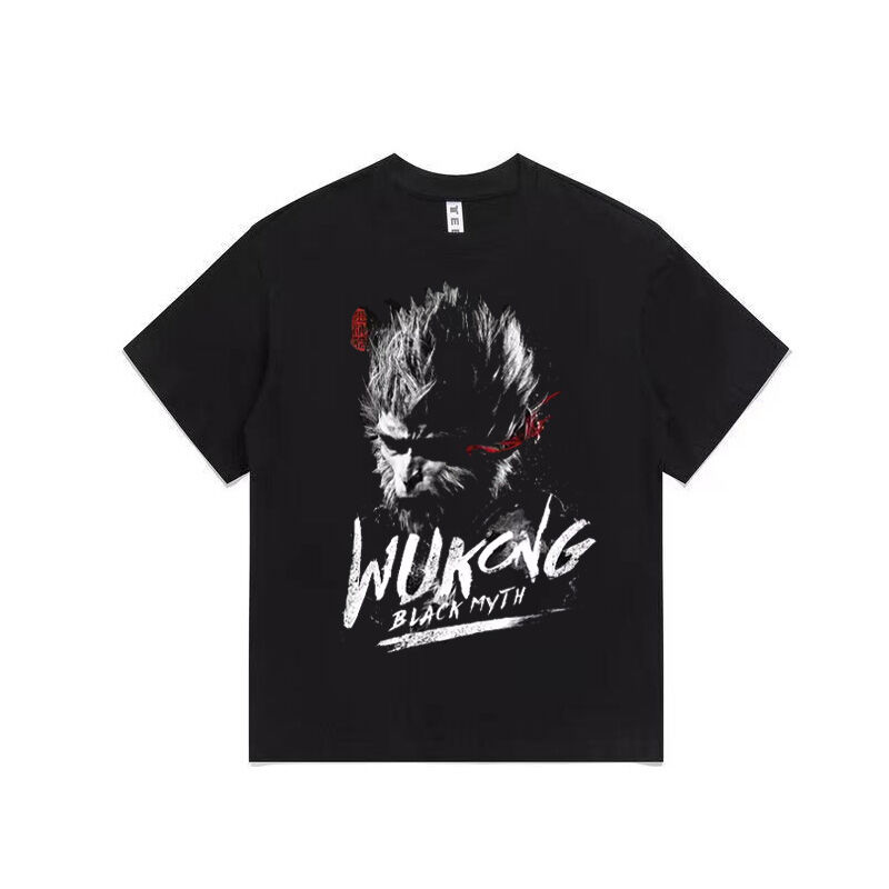 Black Myth Monkey: เสื้อยืดแขนสั้นยอดนิยมเกมสินค้าอนิเมะในฤดูร้อนเหมาะสําหรับอายุมากกว่า 14 ปี ราคา  505 บาท*ส่งฟรี