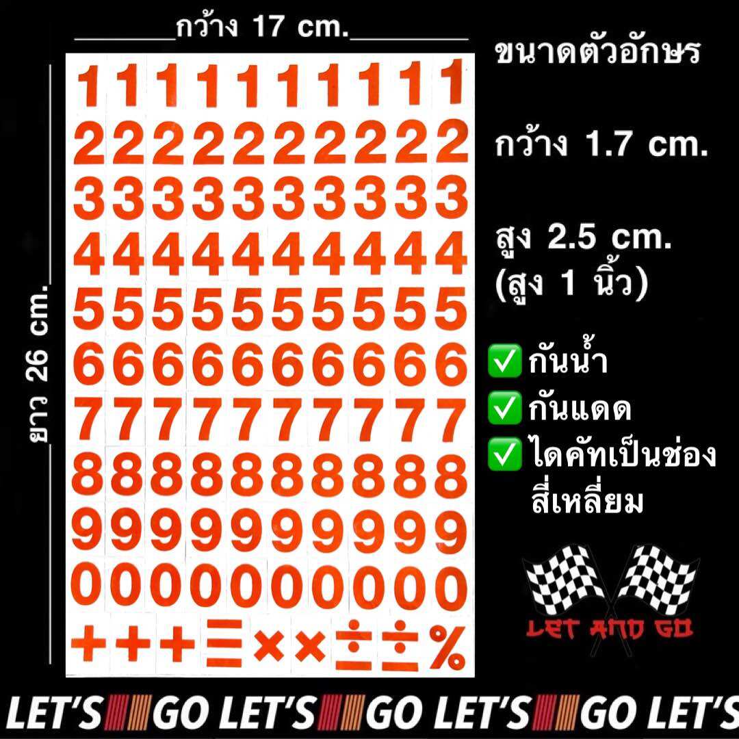 สติกเกอร์ ตัวเลข 0-9 มีเลขละ10ตัว สติกเกอร์ตัวเลข สติ๊กเกอร์ สติ๊กเกอร์ตัวเลข sticker