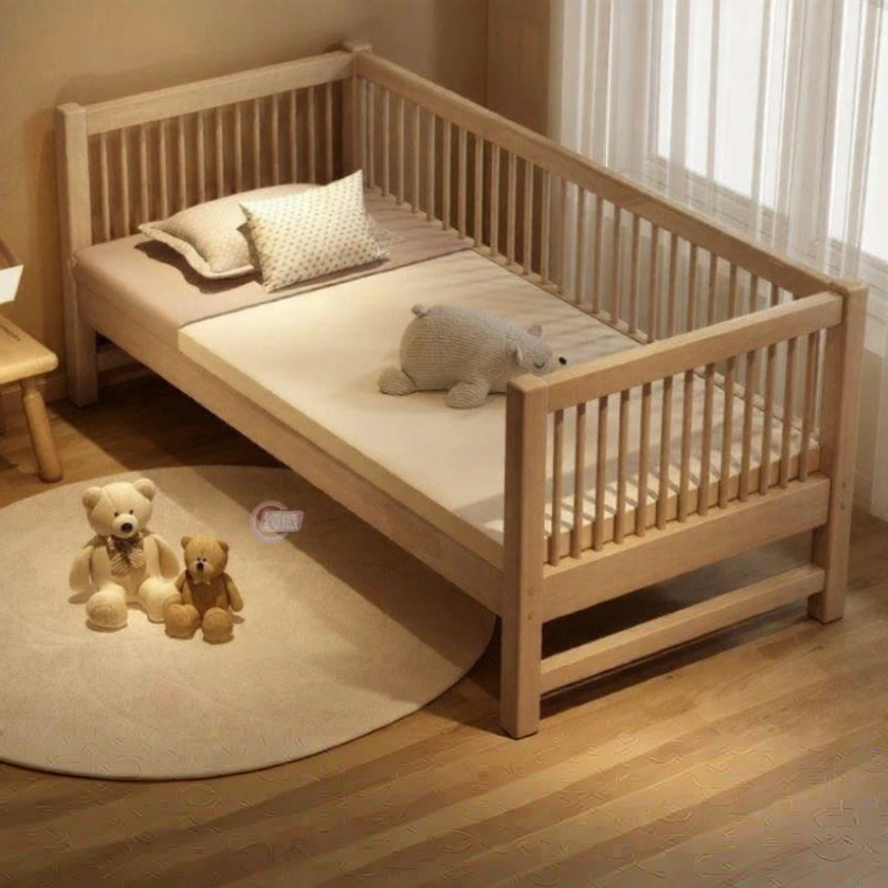 DANBIYIN | Child Friendly Wooden Children Bed Wider Sides ราคา 8,682 บาท*ส่งฟรี