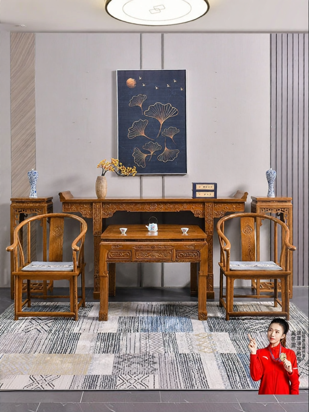 XIANMINGYUAN | Traditional Solid Wood Home Altar Table ราคา 89,696 บาท*ส่งฟรี