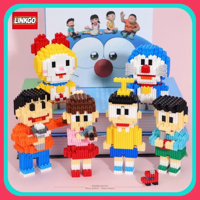 ตัวต่อเฟืองไซส์ L - Linkgo Doraemon & friends Set (แบบเฟือง)