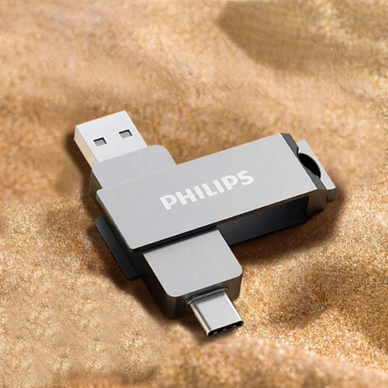 Philips | Samsung Compatible Dual Interface Large Capacity USB Drive 128G ราคา 1,762 บาท*ส่งฟรี