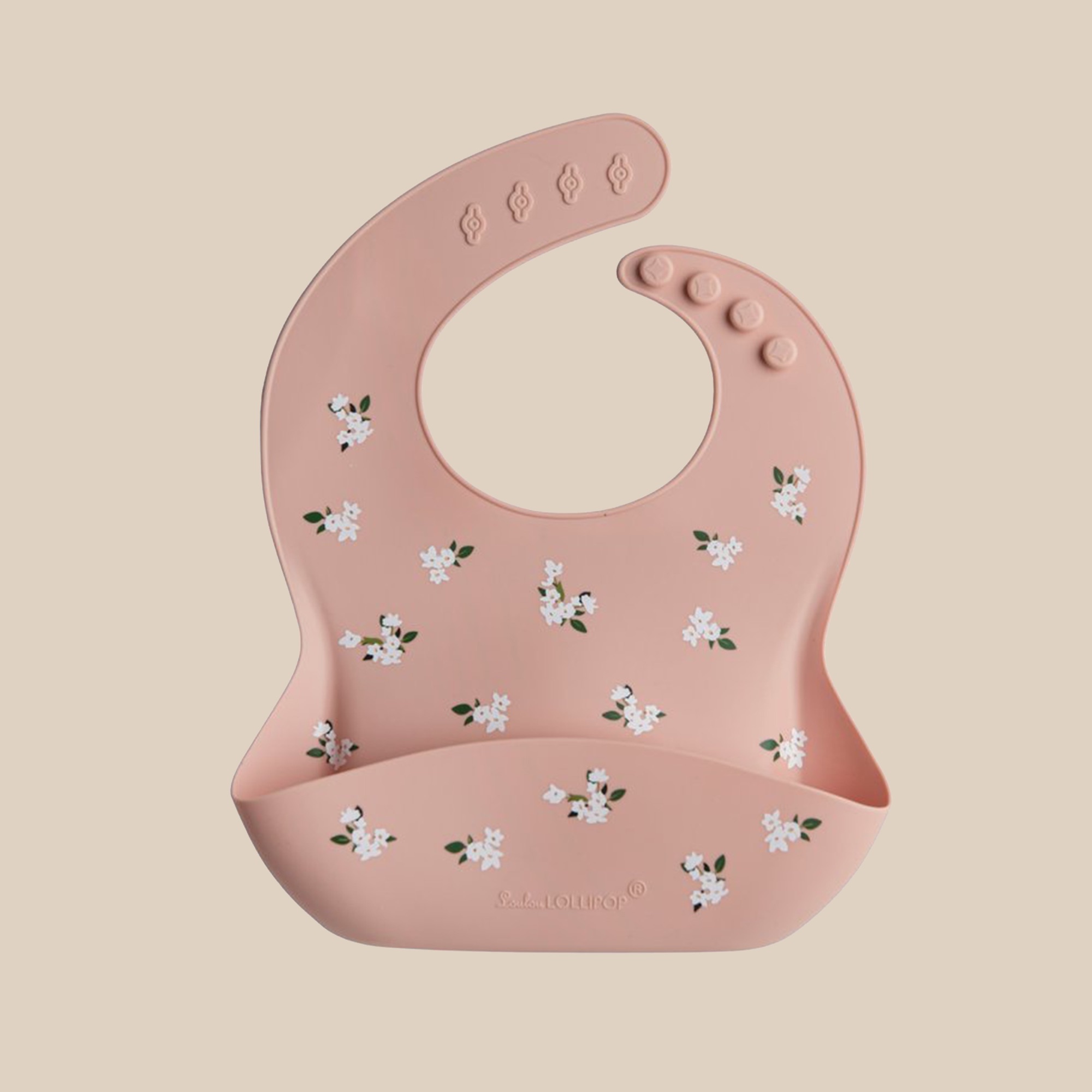 ผ้ากันเปื้อน แบบซิลิโคน Silicone Bibs แบรนด์ Loulou Lollipop