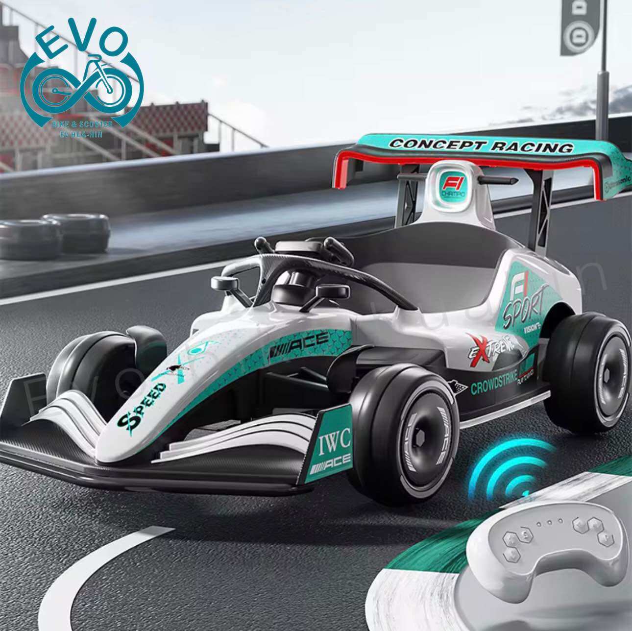 Electric-Powered Formula One Racing Car with Remote Control ราคา 14,900 บาท*ส่งฟรี