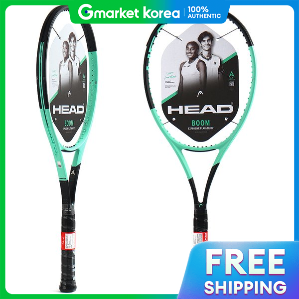 HEAD | Head 2024 Boom Mp L 100 270g Black Mint Auxetic 2.0 Tennis Racket 16X19 230124 ราคา 9,049 บาท*ส่งฟรี