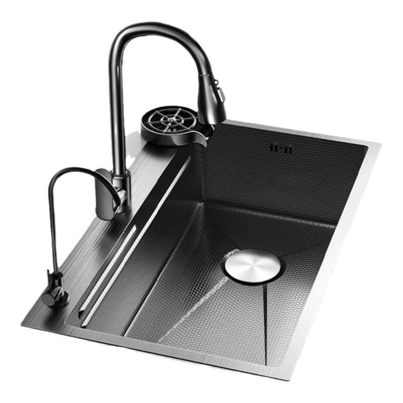 MEICHUWUYU | Honeycomb Large Single Basin Thick Stainless Steel Kitchen Sink ราคา 2,661 บาท*ส่งฟรี