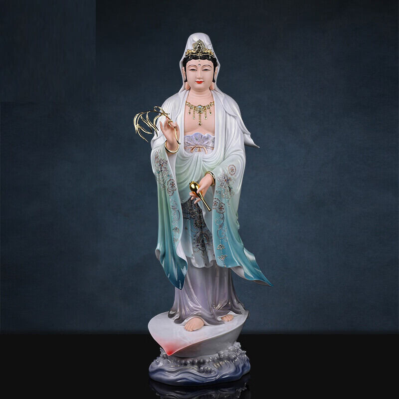 รูปสินค้า Home Worship Statue of Standing Guanyin Bodhisattva
