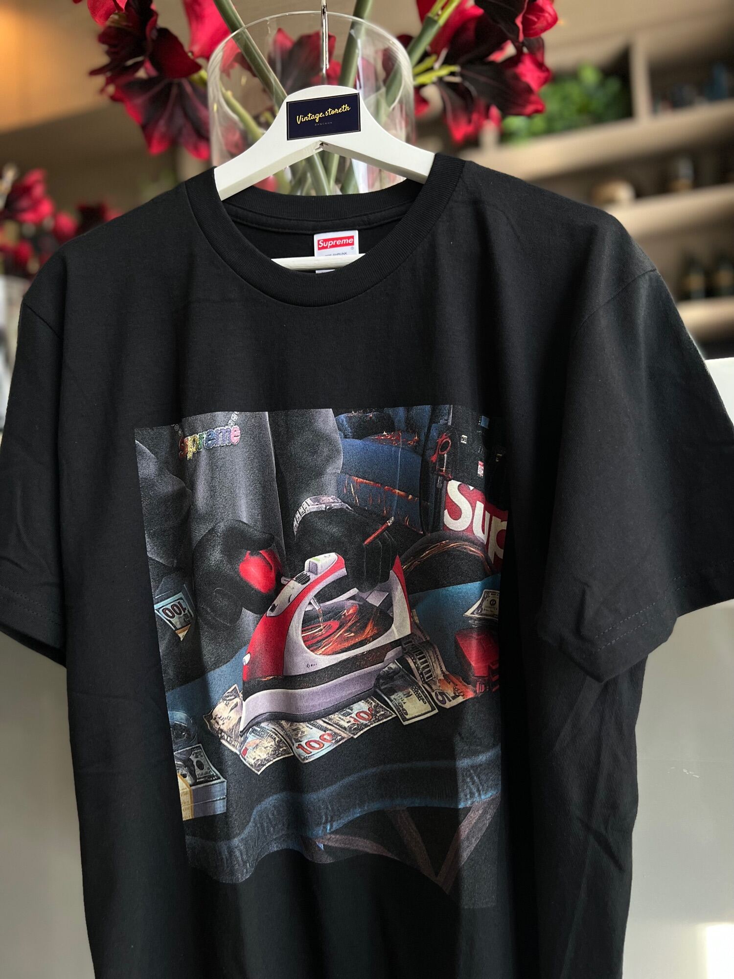 SUPREME GAS TEE BLACK | Lazada.co.th