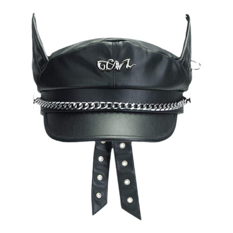 GENZERO | Original Chain Dog Ears Navy Cap ราคา 3,718 บาท*ส่งฟรี