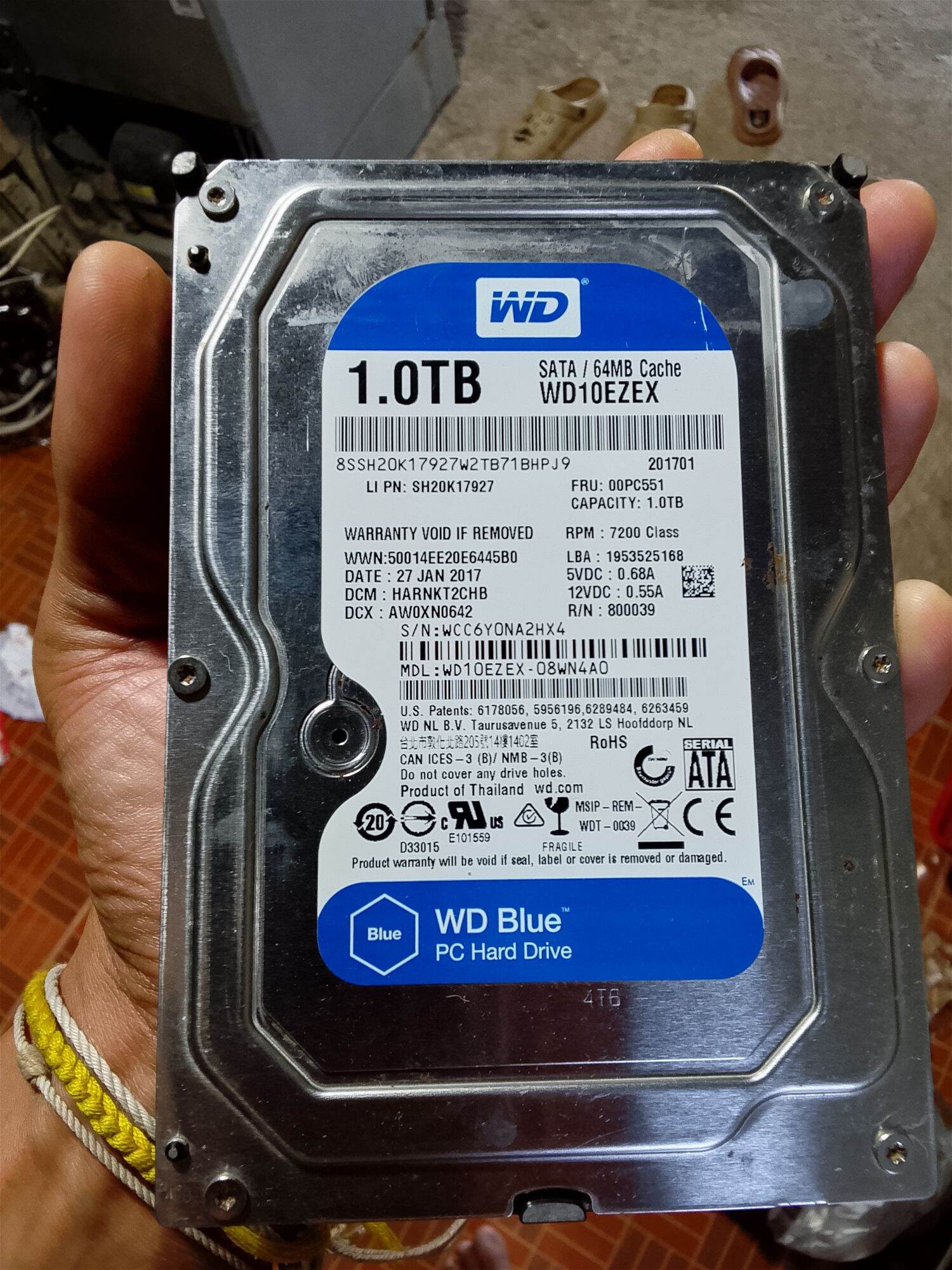 Hdd 1Tb Genuine Wd Wesdigital ราคา 990 บาท*ส่งฟรี