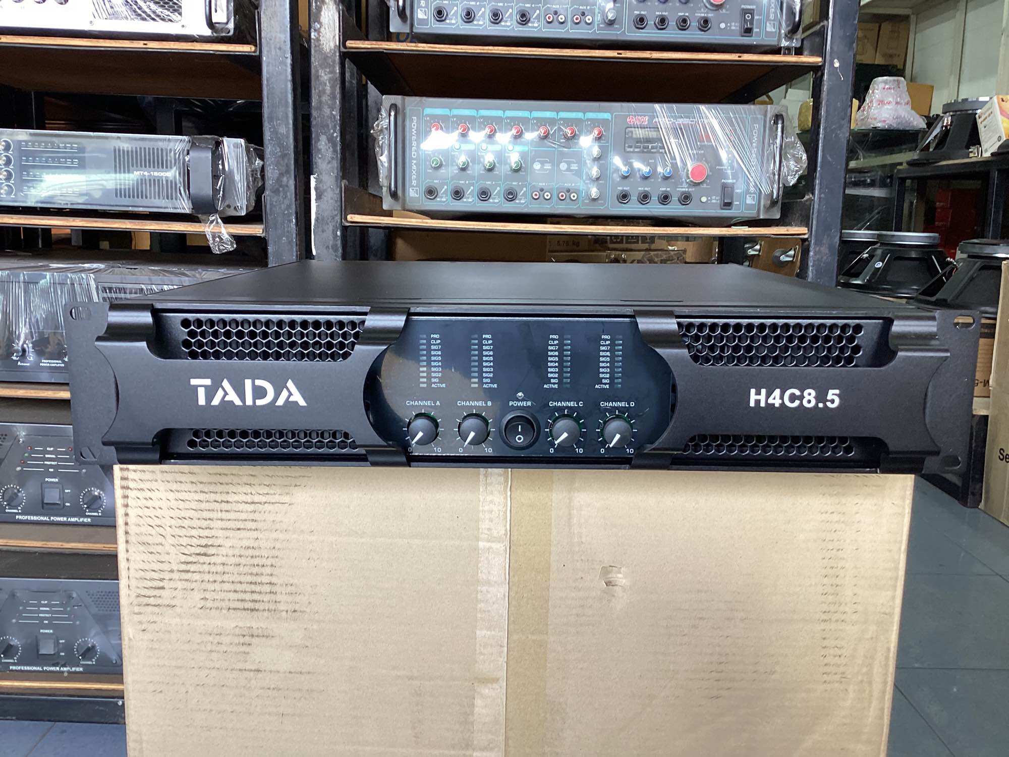 แอมป์ขยาย4CH TADA H4C8.5 คลาสH 850Wx4CH 1200Wx4CH ราคา 13,500 บาท*ส่งฟรี