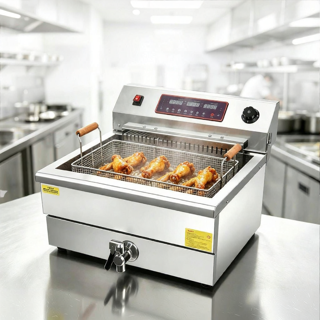 MUHUASHA | Commercial High-capacity Deep Fryer 30L ราคา 18,671 บาท*ส่งฟรี