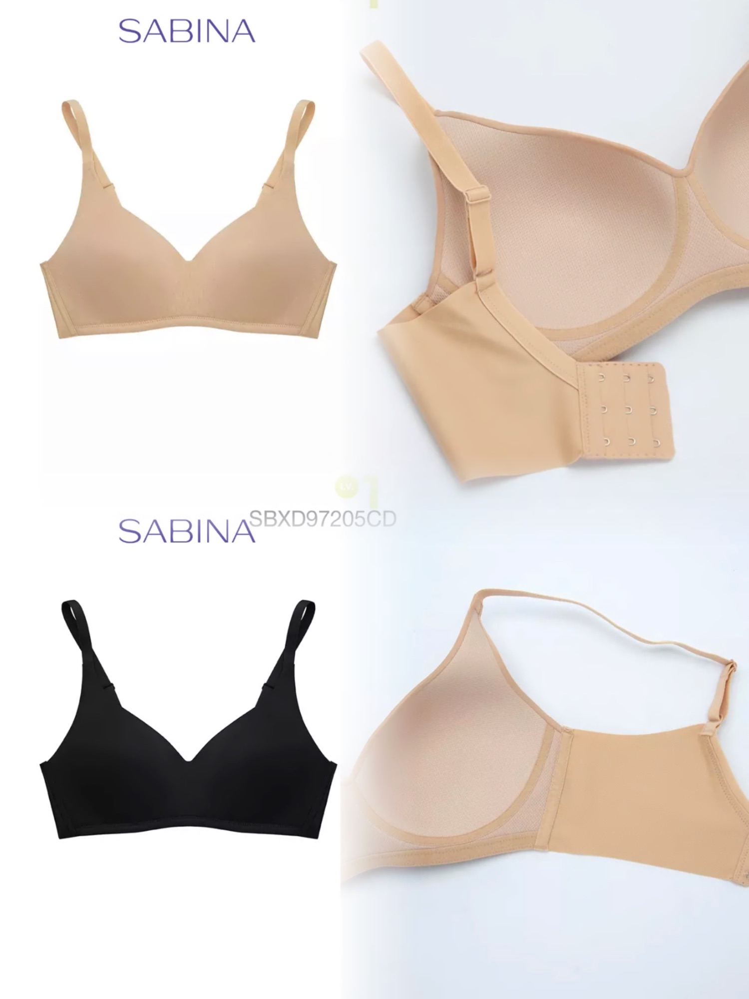 Sabina Invisible Wire Bra Sbn Sport Collection Style no. SBB1135 LightGreen