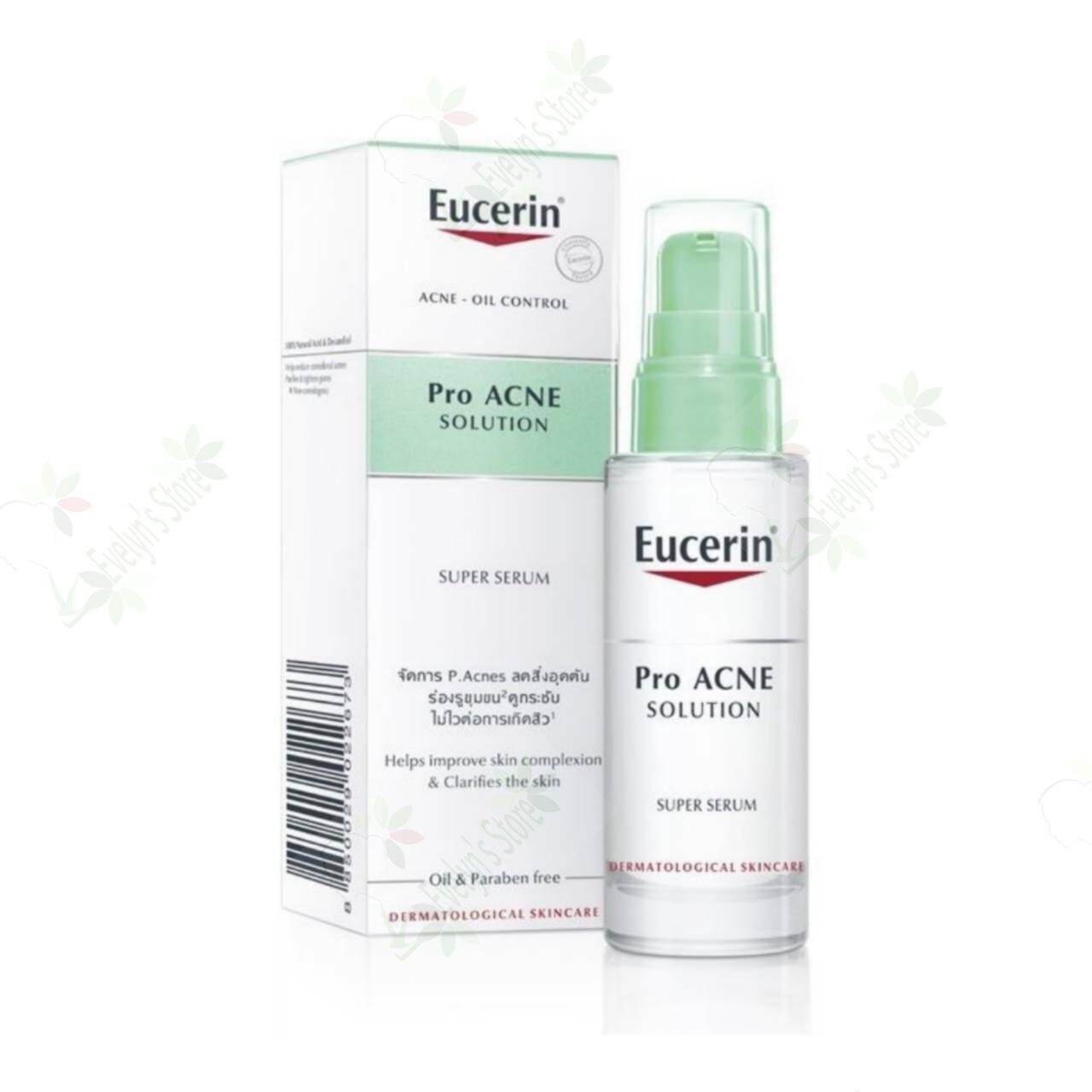 ยูเซอริน โปรแอคเน่ โซลูชั่น ซุปเปอร์ เซรั่ม 30มล. (เซรั่มสิว) Eucerin ProACNE Solution Super Serum 30ml.