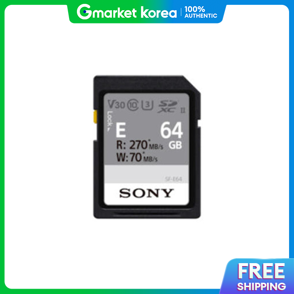 Sony | Store Co., Ltd. Sony Sf-E64/T1 Uhs-Ii Sd Memory Card / Genuine Product ราคา 3,790 บาท*ส่งฟรี
