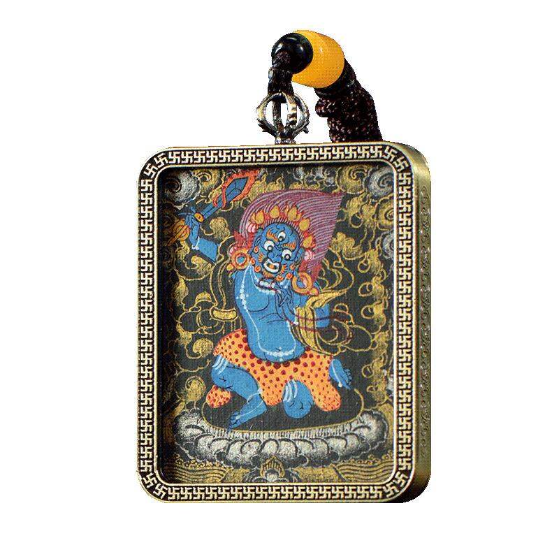 ZANGCUN | Hand-painted Small Thangka Pendant Guardian Buddha for Rooster Year ราคา 3,715 บาท*ส่งฟรี