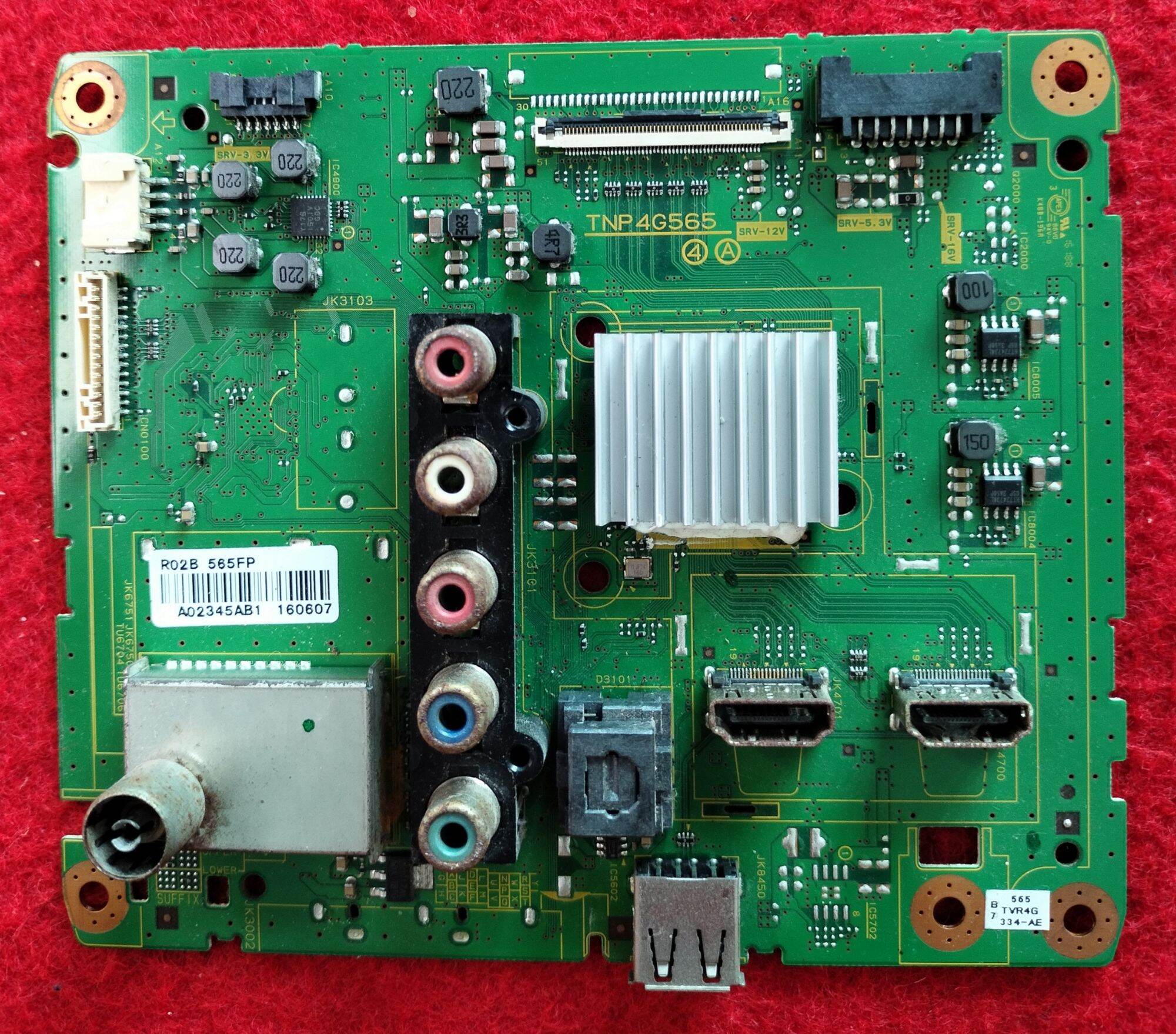 Panasonic Th-43A410T Tv Motherboard, Tnp4G565, 100% Genuine, Second-Hand, Beautiful Condition, Tested before Sending. ราคา 880 บาท*ส่งฟรี