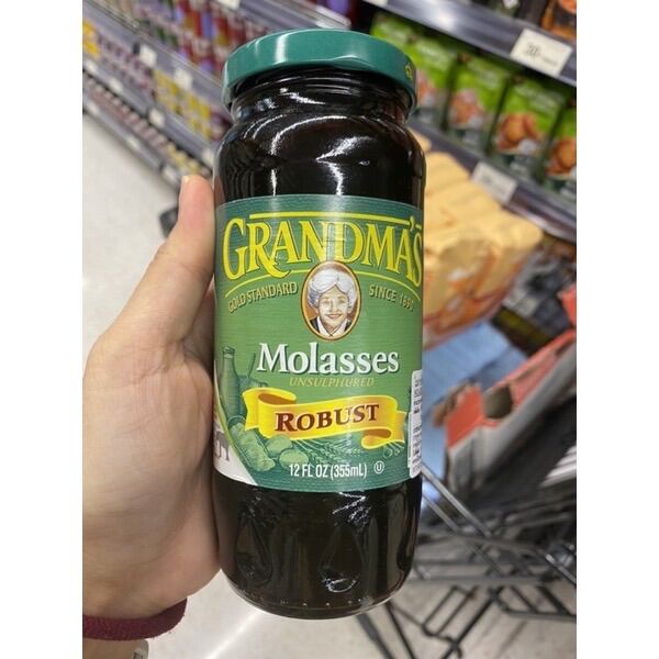 โมลาส 100 Molasses Unsulphured Robust ( Grandma’s Brand ) 355 Ml