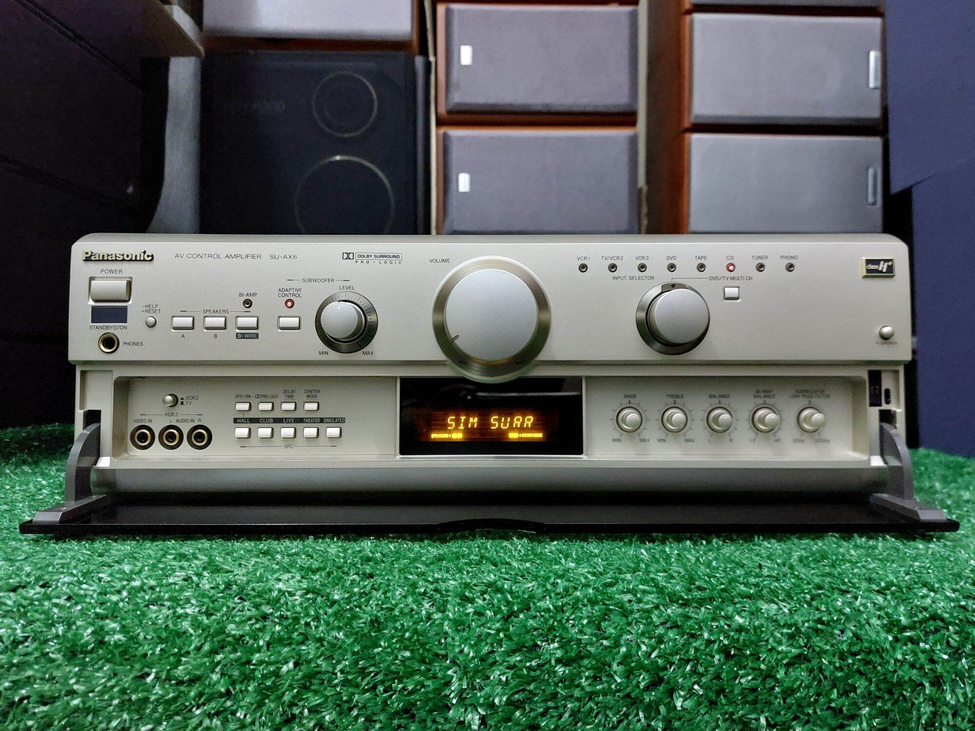 アンプ Panasonic su-ax6 Panasonic avプリメインアンプ SU-AX6 動作良好