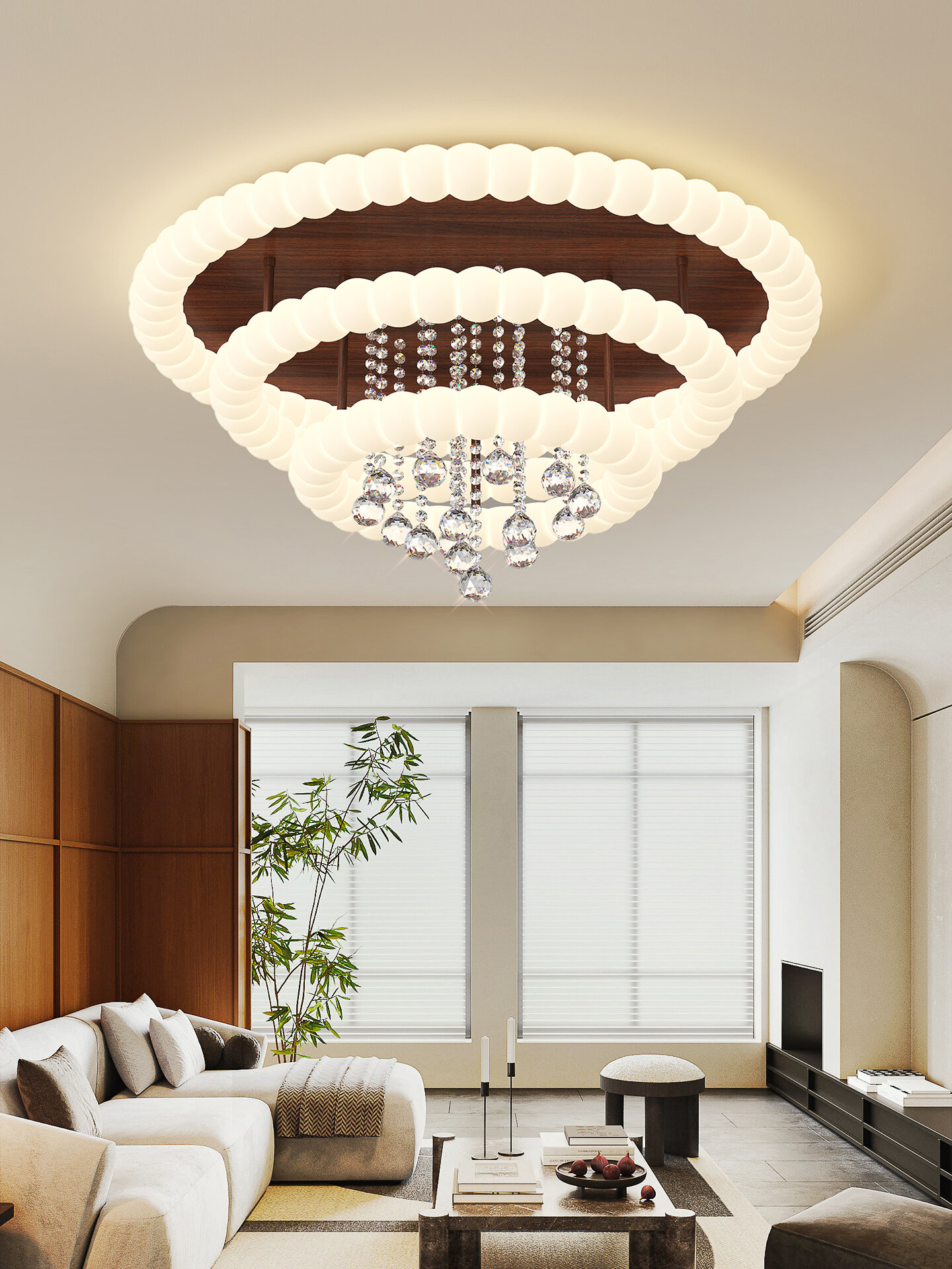 MR.LAMP | French Cream Style Vintage Designer Round Bubble Ceiling Light ราคา 20,216 บาท*ส่งฟรี