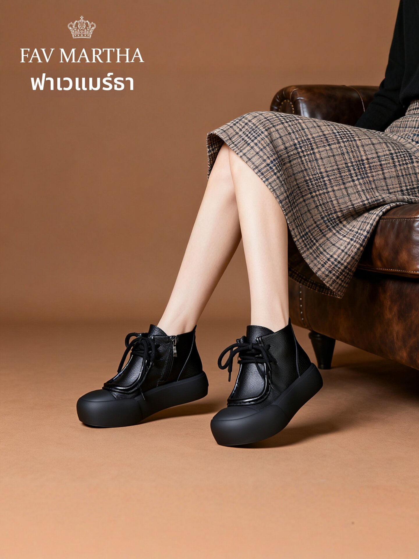 Stylish New Casual Non-slip Durable Comfortable Women's Boot ราคา 8,147 บาท*ส่งฟรี