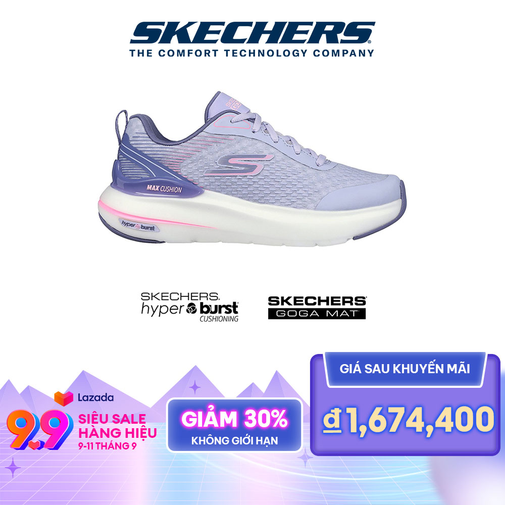 Skechers Nữ Giày Thể Thao Chạy Bộ Giặt Máy Được - 129293-LAV