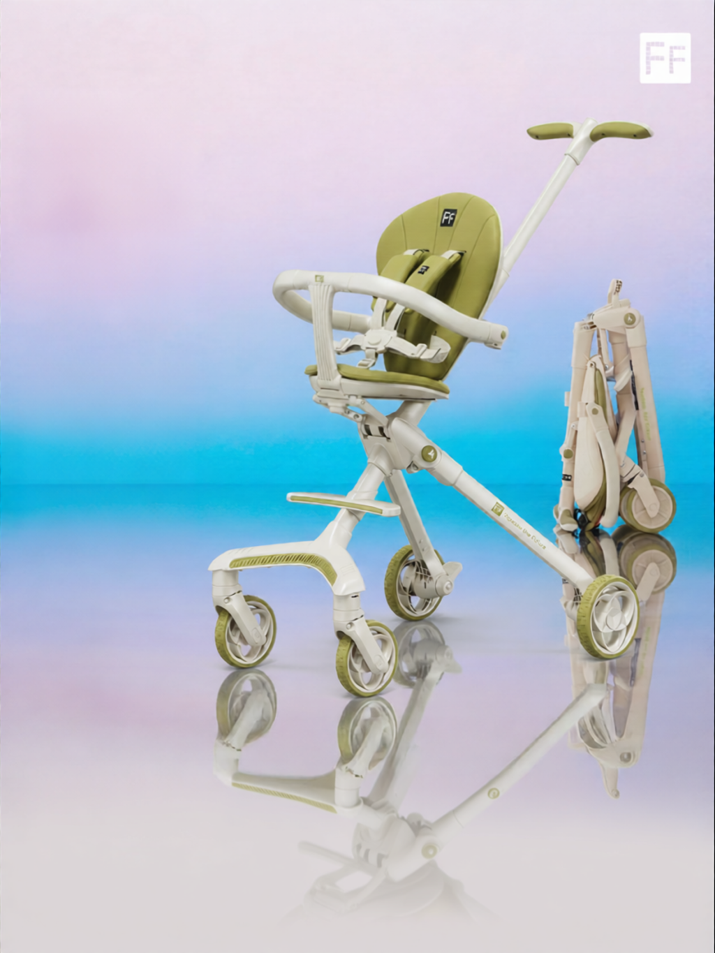 [FF | Lightweight Foldable One-Click Folding Baby Stroller,FF | Lightweight Foldable One-Click Folding Baby Stroller,]