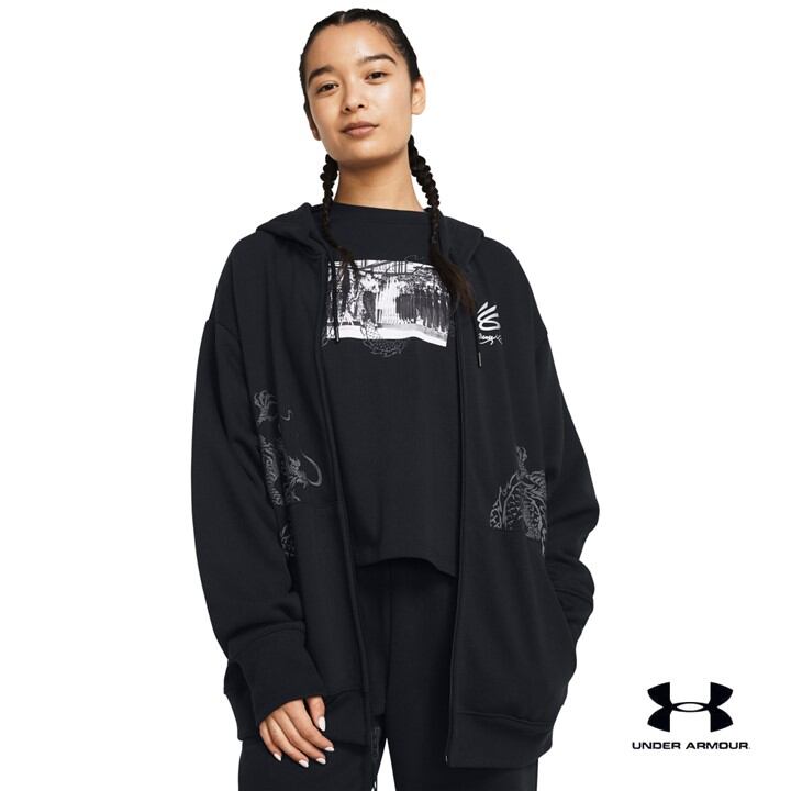 Under Armour Women's UA Lunar New Year Future Dragon Full-Zip Hoodie ราคา 2,233 บาท*ส่งฟรี