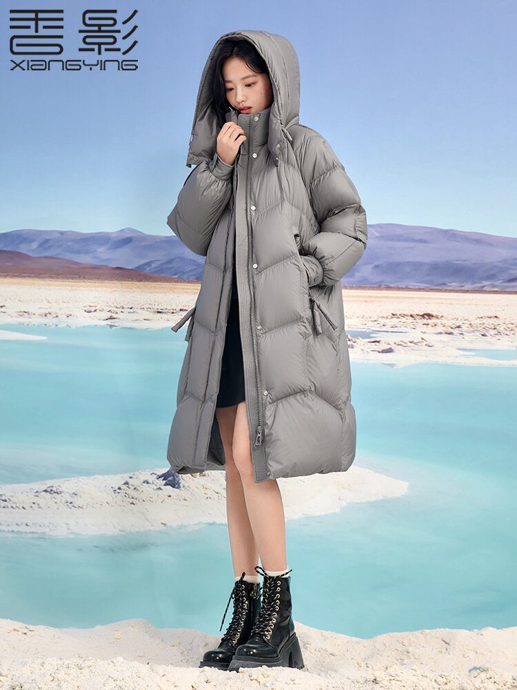 XIANGYING | Warm Down Parka Long Knee-length - ยี่ห้อ XIANGYING ราคา 8,315 บาท*ส่งฟรี