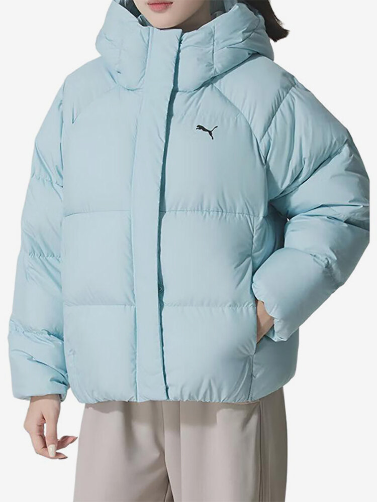 PUMA | Hooded Warm Casual Zipper Long-sleeve Women's Padded Down Jacket ราคา 6,615 บาท*ส่งฟรี