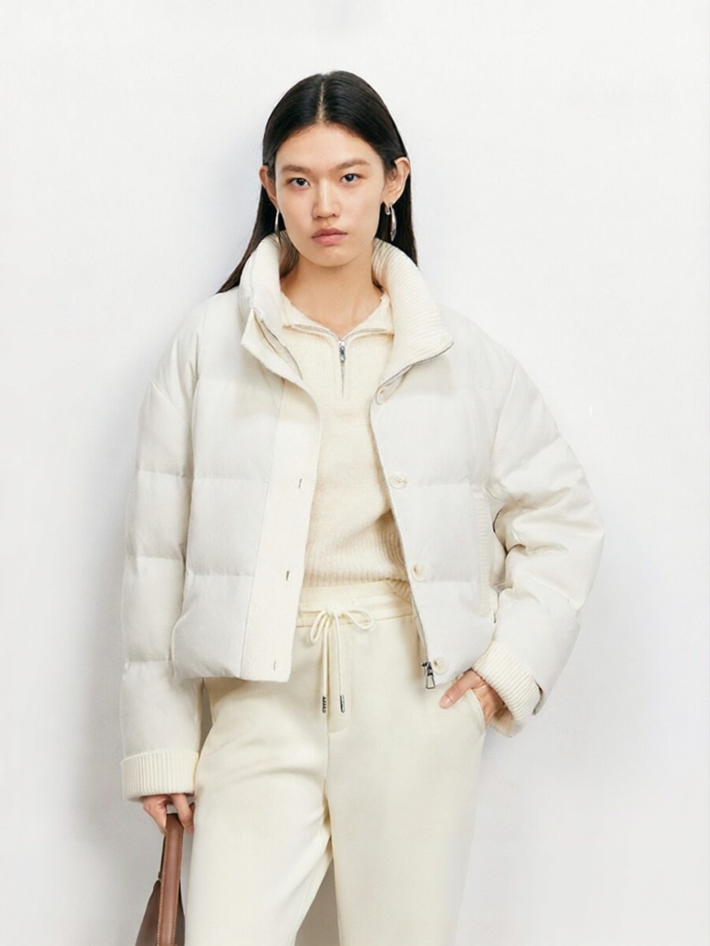 เสื้อสูทเบลเซอร์ เสื้อแจ็คเก็ตแฟชั่นทำงาน Vero Moda เวโร โมดา | เสื้อแจ็คเก็ตปักเป้าแฟชั่นการเย็บแบบถักลายเป็ดขาว 90 สำหรับผู้หญิง