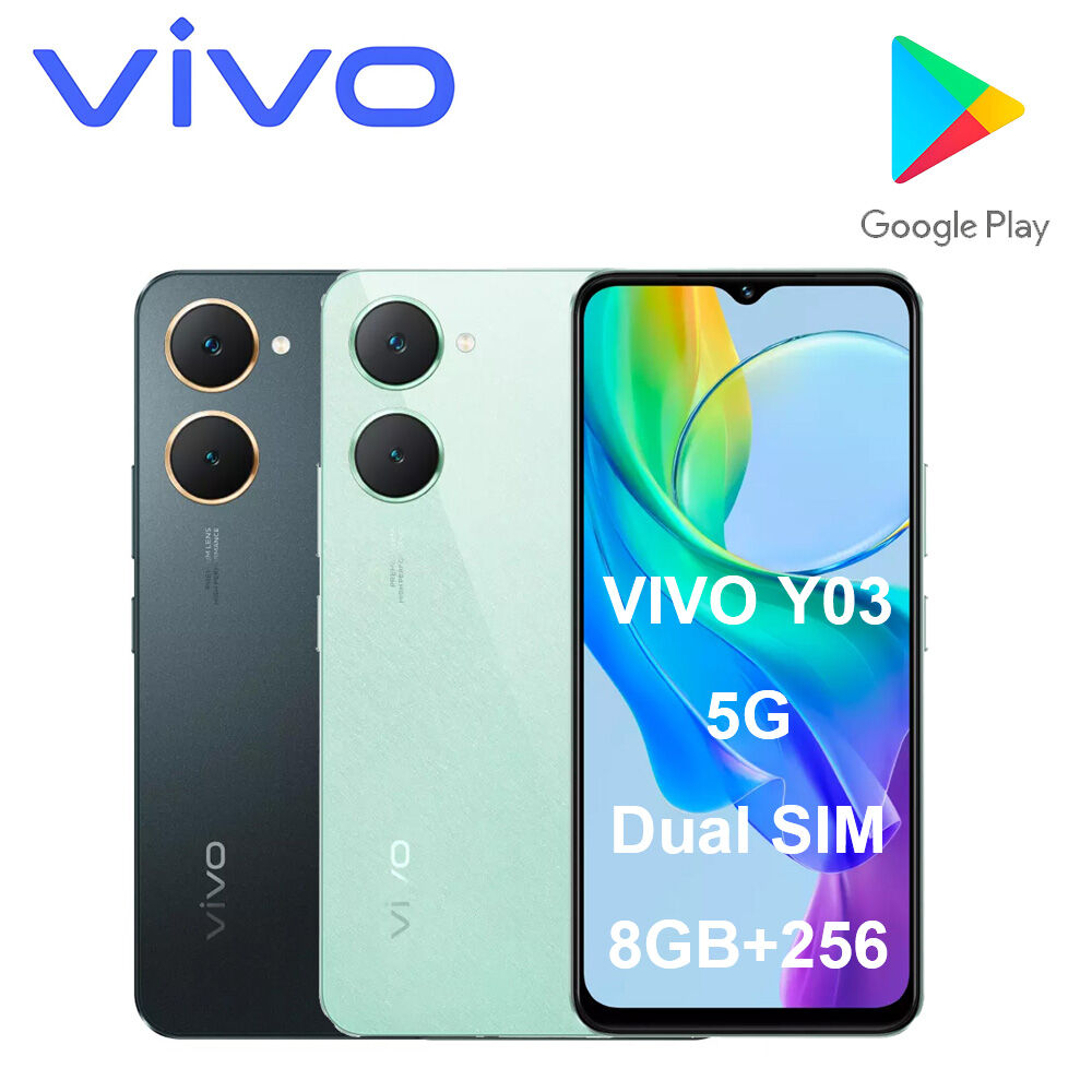 vivo | สมาร์ทโฟน VIVO Y03 รุ่นใหม่ ปี 2026 ชิปประสิทธิภาพสูงแบบดั้งเดิม หน้าจอขนาดใหญ่ 6.56 นิ้ว กล้องความละเอียดสูง เหมาะสำหรับใช้งานประจำวัน ราคา 5,725 บาท*ส่งฟรี