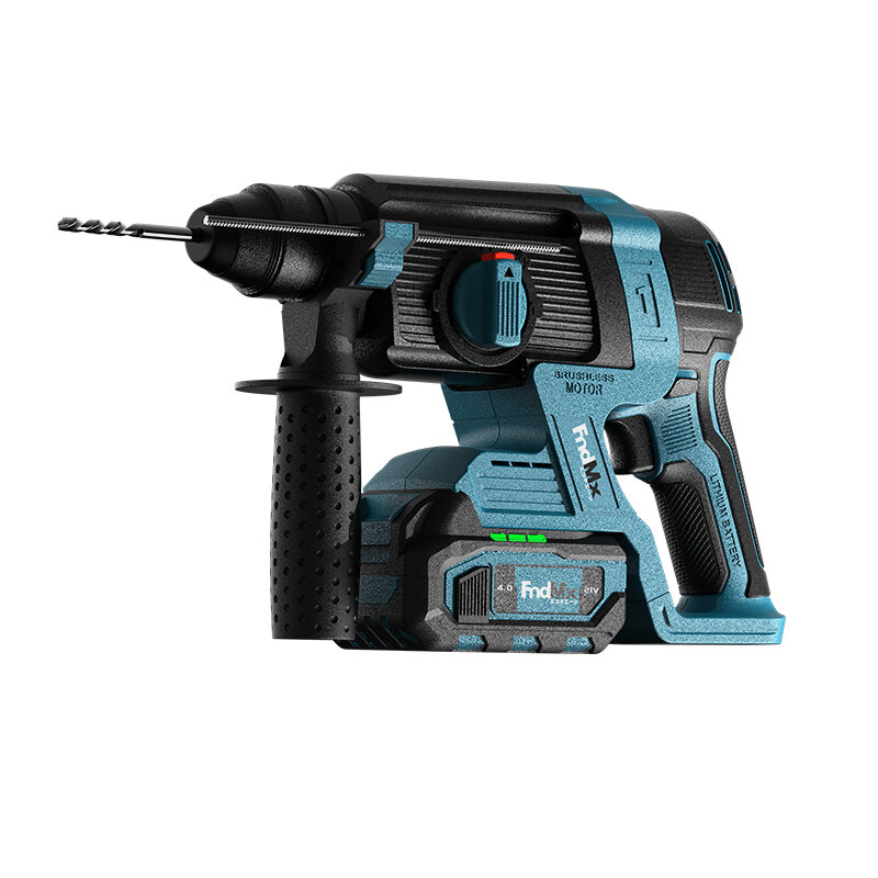FndMx | 2-in-1 Brushless Electric Hammer Drill Wireless Charging Lithium Battery ราคา 4,931 บาท*ส่งฟรี