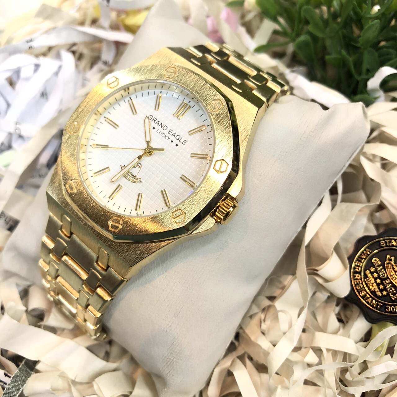 โปรโมชั่น Flash Sale : GRAND EAGLE นาฬิกาข้อมือผู้ชาย สายสแตนเลส รุ่น GE123G สินค้าพร้อมส่งในไทย มีเก็บปลายทาง